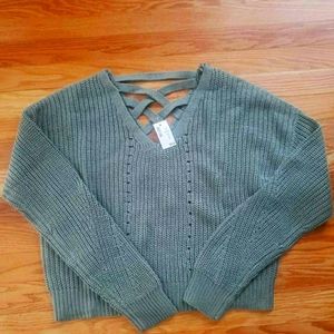 Crop sweater